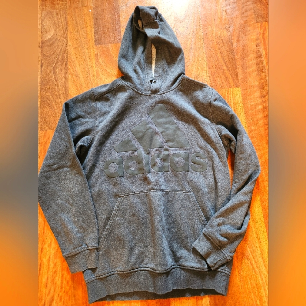 Adidas Hoodie Sweatshirt Jumper Y2K 00s Hoodie Pullover Large